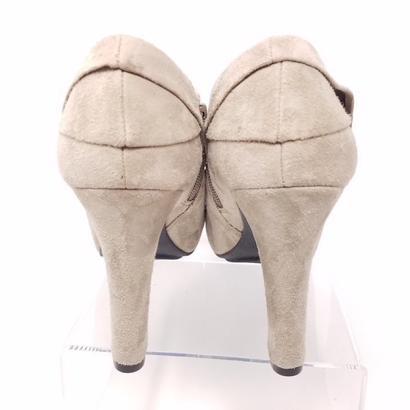 Me Too booties sandal "LASER tan suede‎ 6.5M - Picture 3 of 8